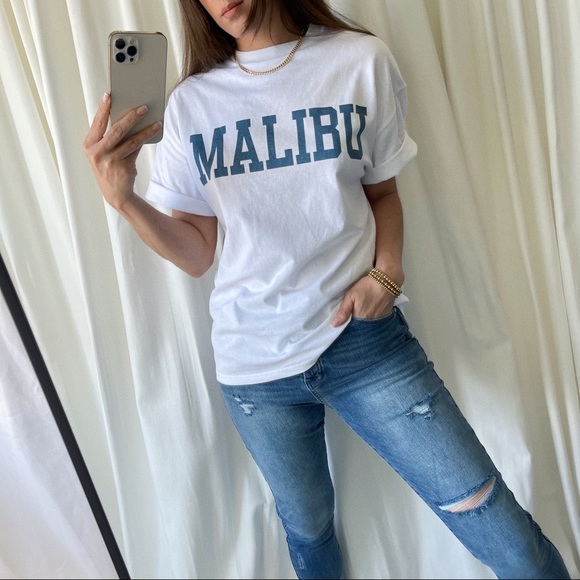 THE MALIBU TEE — White - Picture 8 of 10